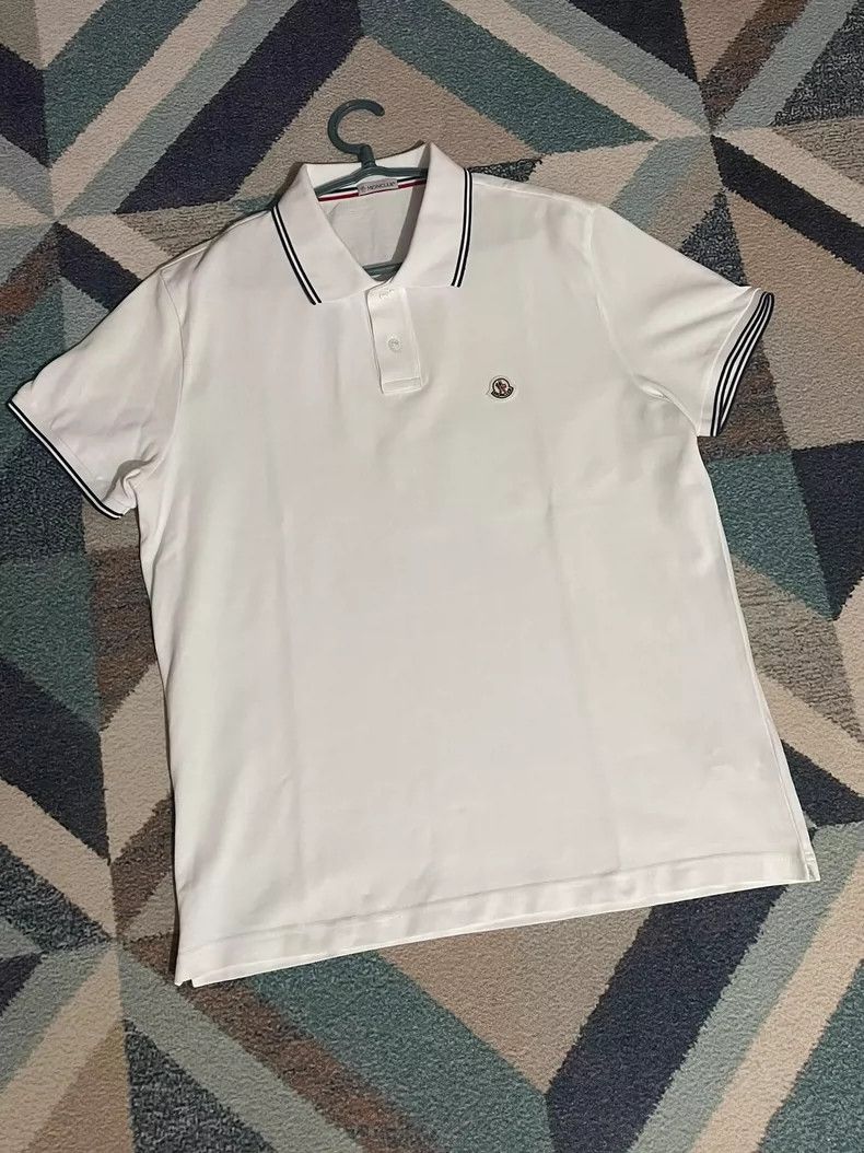 Moncler Moncler Men's Casual Short Sleeve Polo Size US XL / EU 56 / 4 - 2 Thumbnail