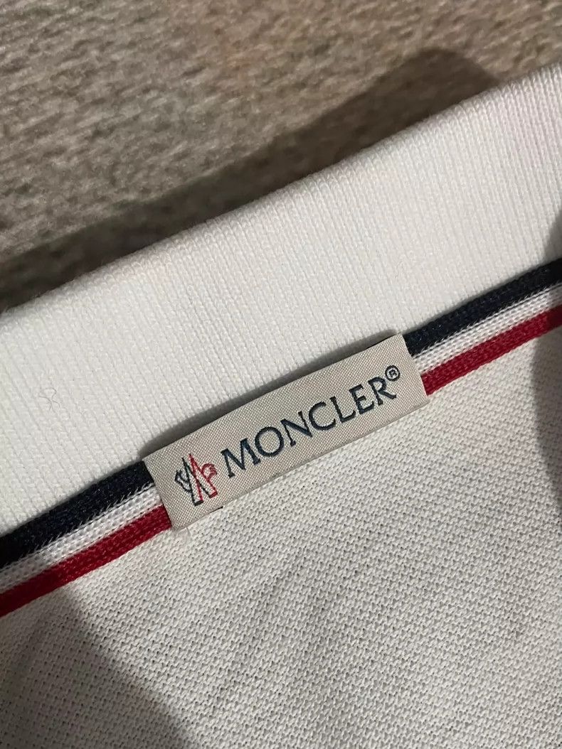Moncler Moncler Men's Casual Short Sleeve Polo Size US XL / EU 56 / 4 - 4 Thumbnail
