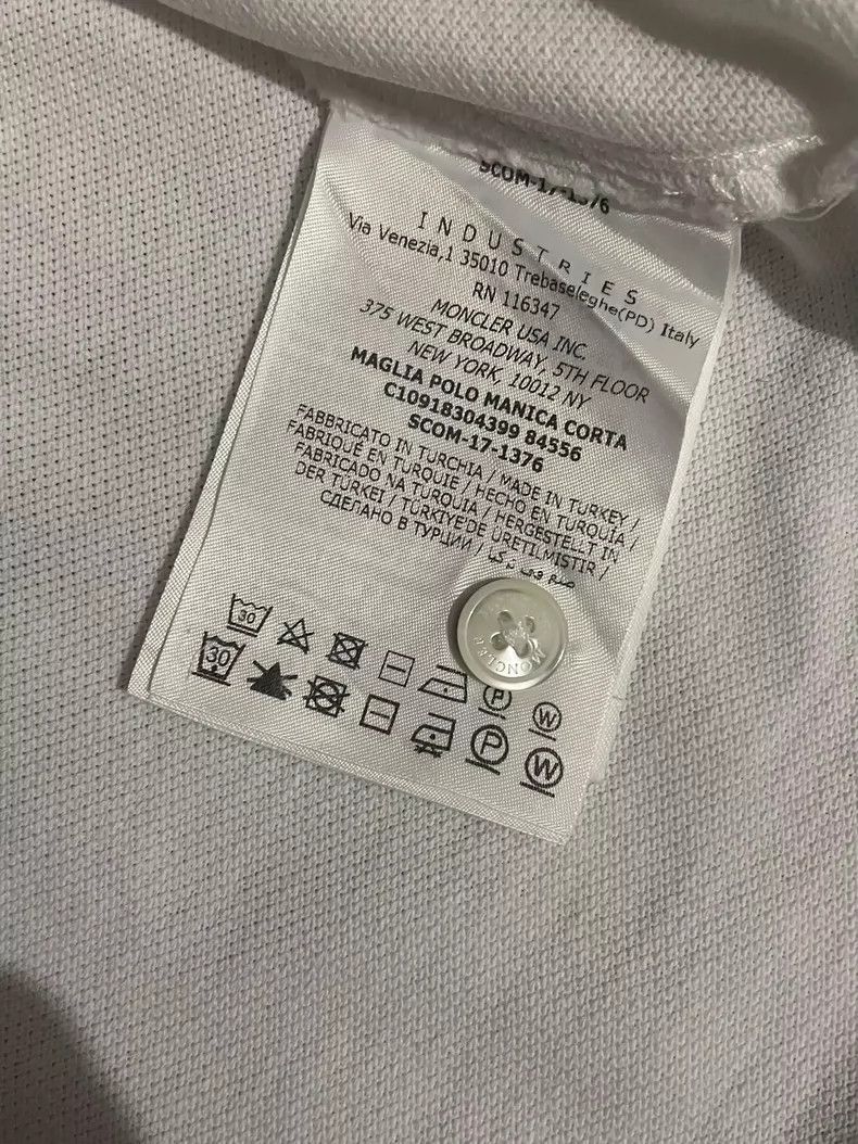 Moncler Moncler Men's Casual Short Sleeve Polo Size US XL / EU 56 / 4 - 6 Thumbnail