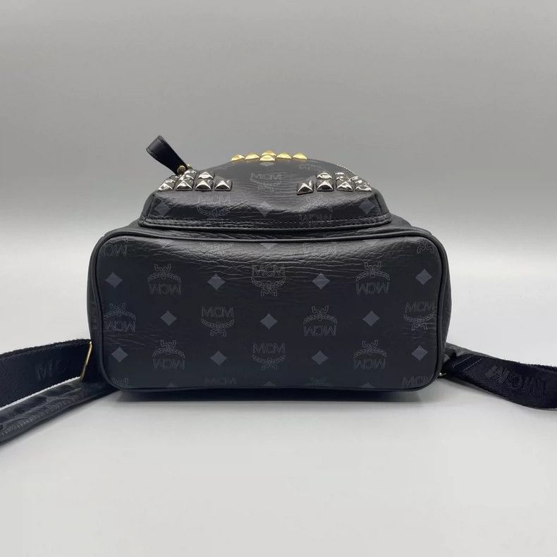 MCM MCM 97-98 Studded Print Backpack Size ONE SIZE - 3 Thumbnail