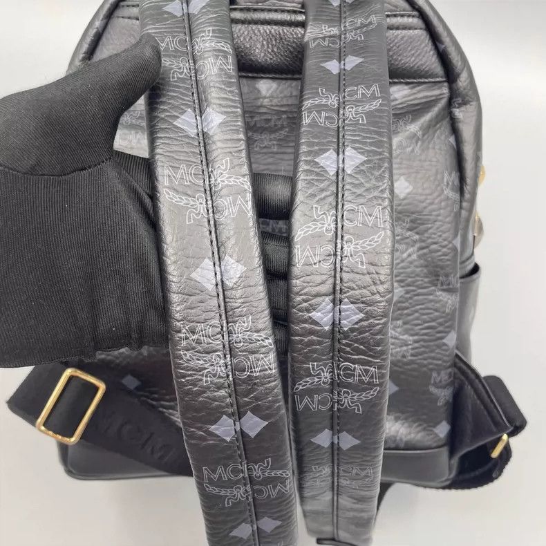 MCM MCM 97-98 Studded Print Backpack Size ONE SIZE - 8 Thumbnail
