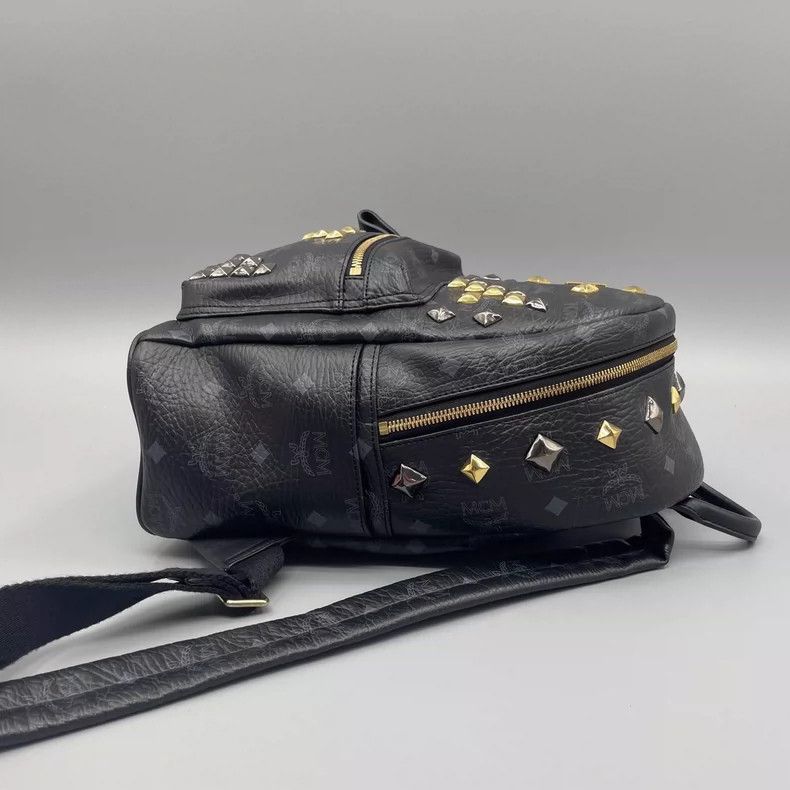 MCM MCM 97-98 Studded Print Backpack Size ONE SIZE - 5 Thumbnail