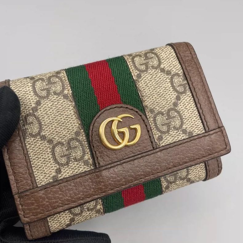 Gucci Gucci Ophidia Short Wallet with GG Monogram Size ONE SIZE - 6 Thumbnail