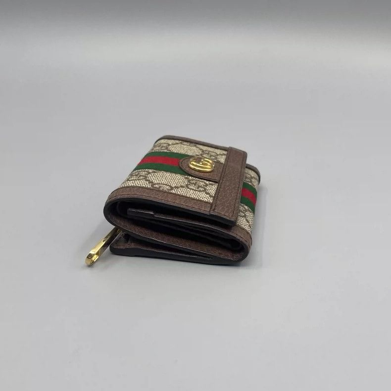Gucci Gucci Ophidia Short Wallet with GG Monogram Size ONE SIZE - 4 Thumbnail
