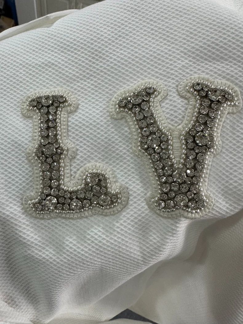 Louis Vuitton New LV Polo Shirt with Rhinestones Size US M / EU 48-50 / 2 - 3 Thumbnail
