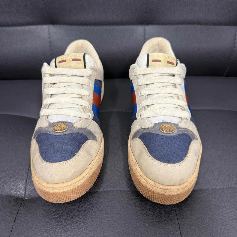 Gucci Gucci Low-Top Sneakers with Colorful Stripes Size US 10 / EU 43 - 2 Thumbnail