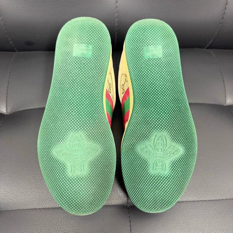 Gucci Gucci Low-Top Sneakers with Pink and Green Size US 6.5 / EU 39-40 - 4 Thumbnail