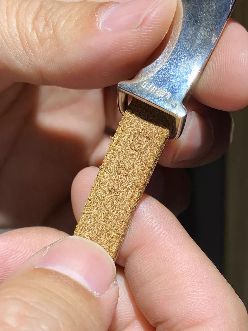 Hermes Hermes Leather Belt or Bracelet in Yellow Size ONE SIZE - 7 Thumbnail