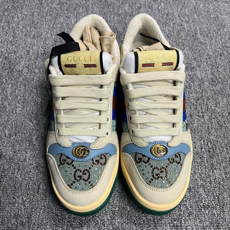 Gucci Gucci Low-top Fashion Sneakers with Crystal Size US 5 / EU 37 - 2 Thumbnail