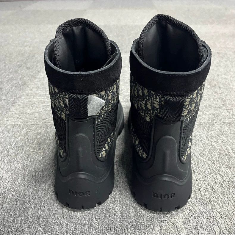 Dior Dior Black Lace-Up Short Martin Boots Size US 8 / EU 41 - 3 Thumbnail
