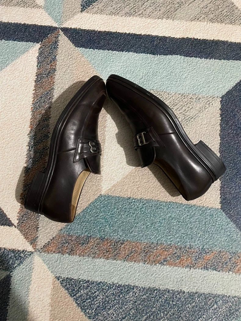 Bally BALLY Men's Business Leather Shoes Size 42 Size US 9 / EU 42 - 5 Thumbnail