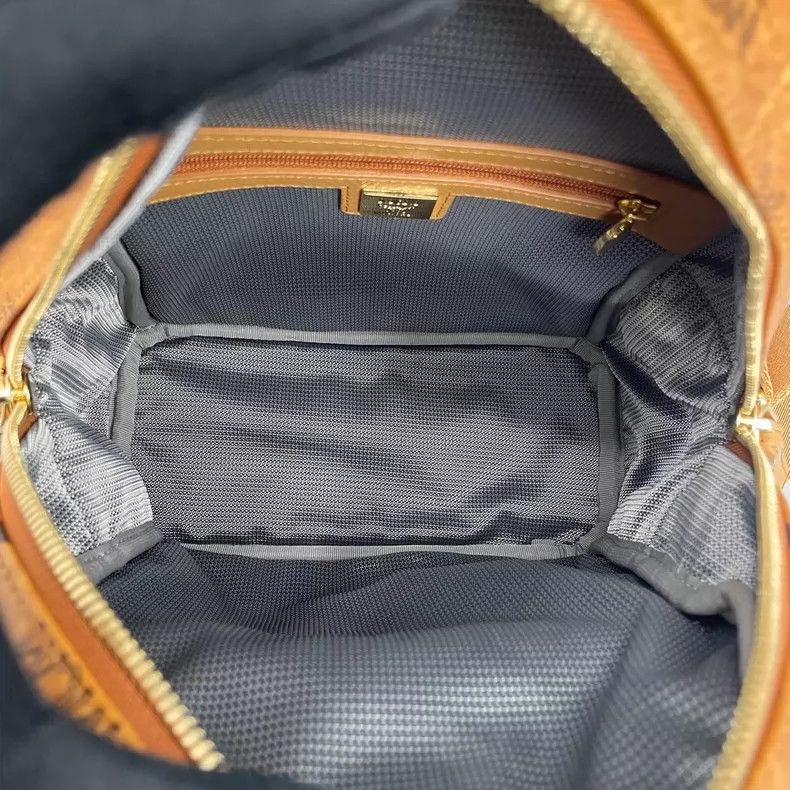 MCM MCM Classic Cognac Mini Backpack Size ONE SIZE - 9 Thumbnail