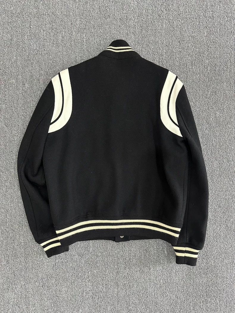 Saint Laurent Paris Saint Laurent Black and White Baseball Jacket Size US M / EU 48-50 / 2 - 2 Thumbnail
