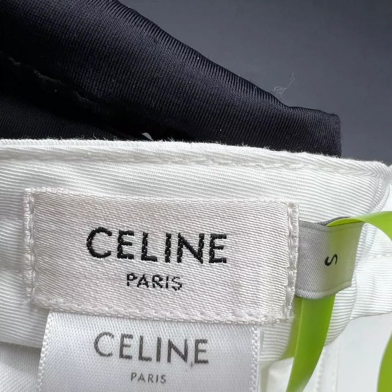 Celine Celine Logo Embroidered Baseball Cap Size S Size ONE SIZE - 3 Thumbnail