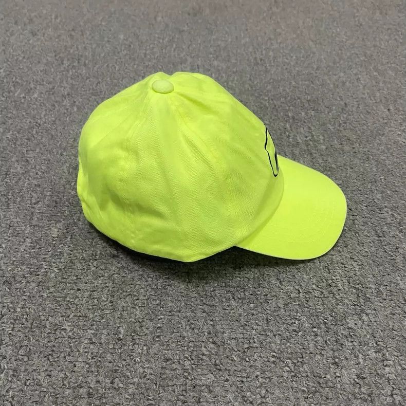 Anonymous Club WE11DONE Fluorescent Green Duckbill Cap Size ONE SIZE - 2 Thumbnail