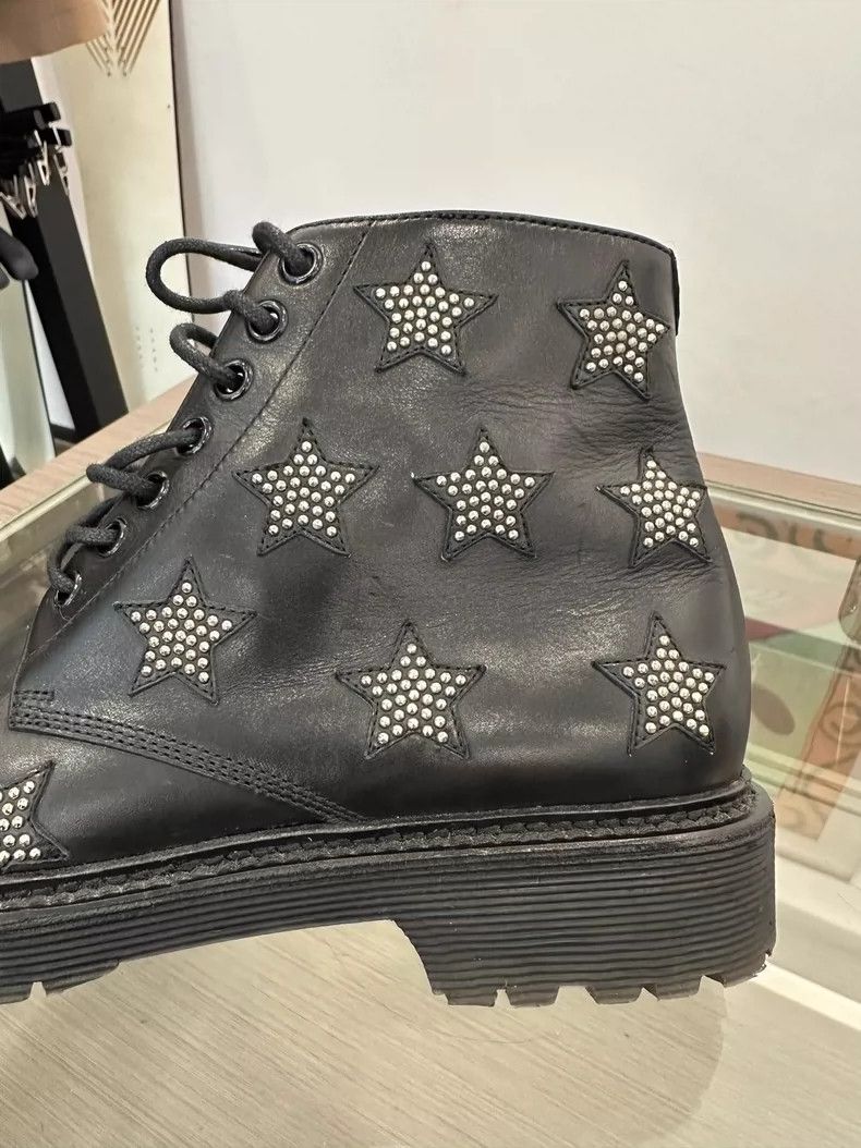 Yves Saint Laurent Saint Laurent Black Star Studded Short Boots Size US 8.5 / EU 41-42 - 5 Thumbnail