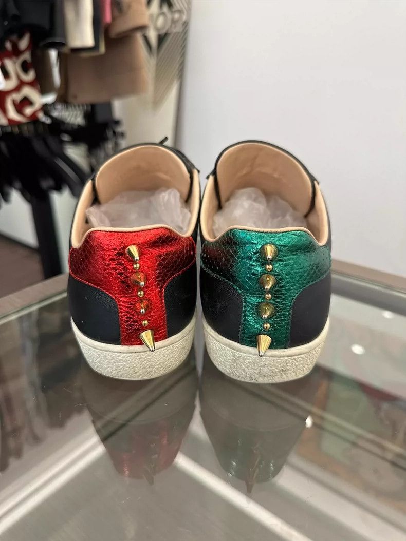 Gucci Gucci Black Pearl Studded Women's Sneakers Size US 7.5 / EU 40-41 - 4 Thumbnail