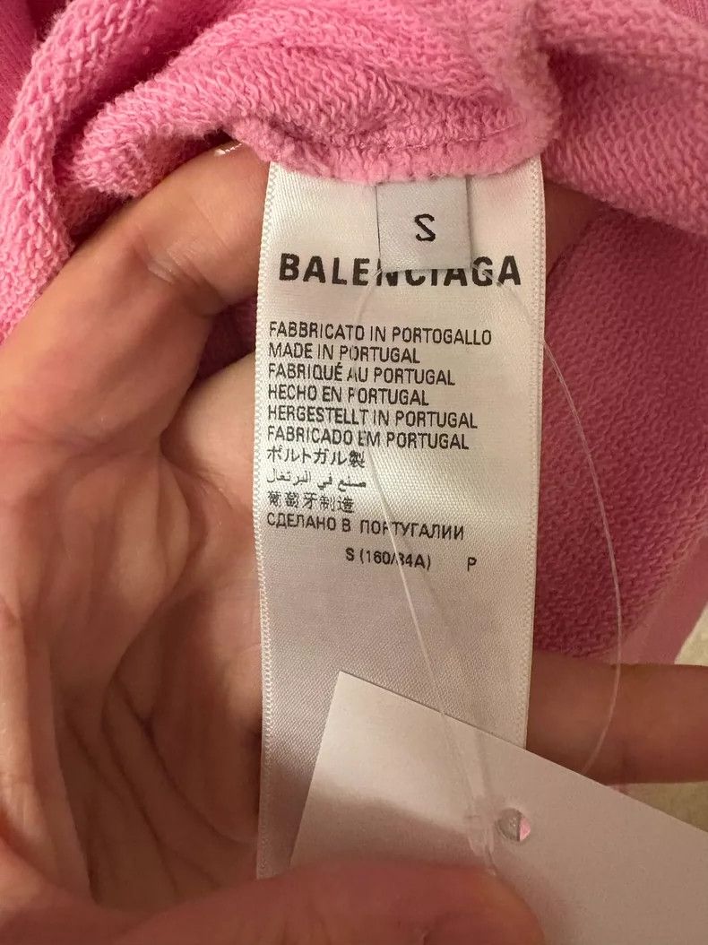 Balenciaga Balenciaga Pink Splash Logo Hoodie Size US S / EU 44-46 / 1 - 5 Thumbnail