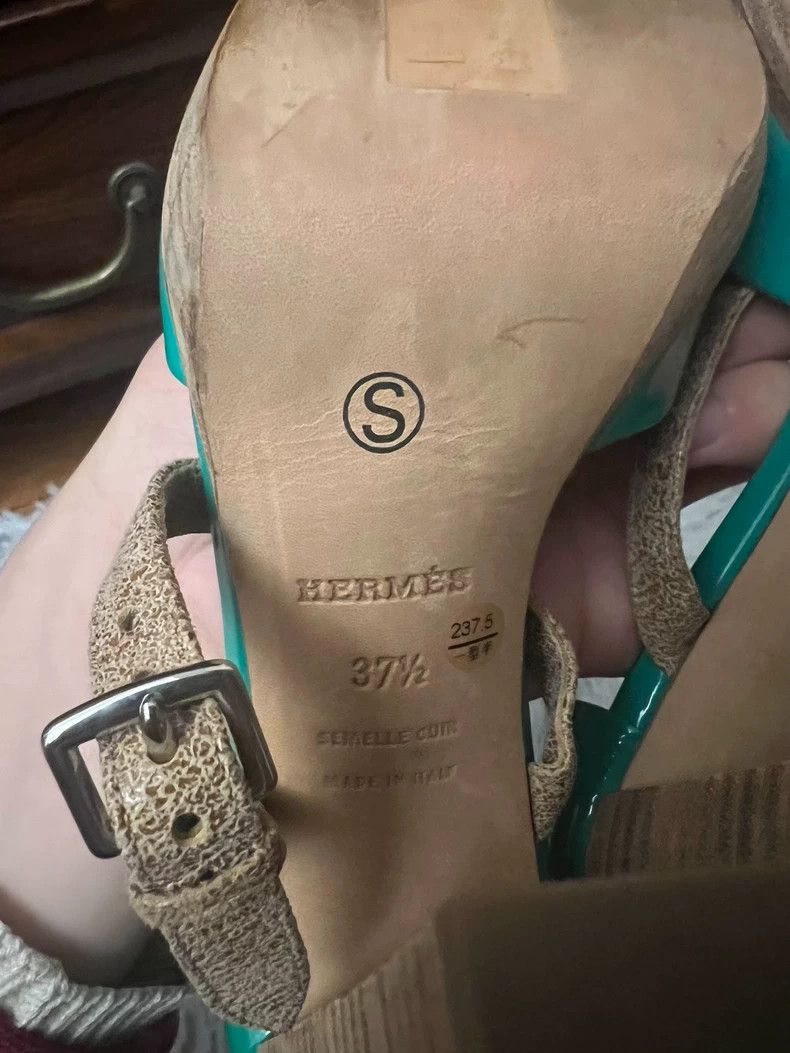 Hermes Hermes High Heeled Sandals Size 37.5 Size US 7.5 / EU 40-41 - 5 Thumbnail