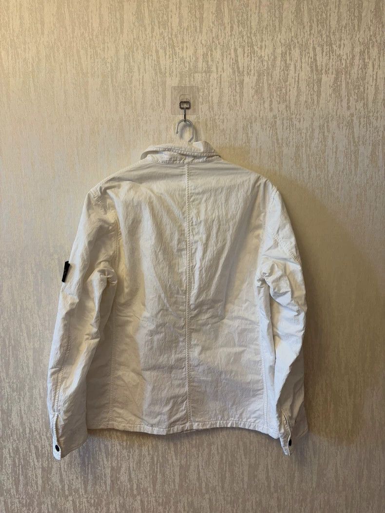 Stone Island Stone Island White Cotton Jacket Size XL Size US XL / EU 56 / 4 - 2 Thumbnail