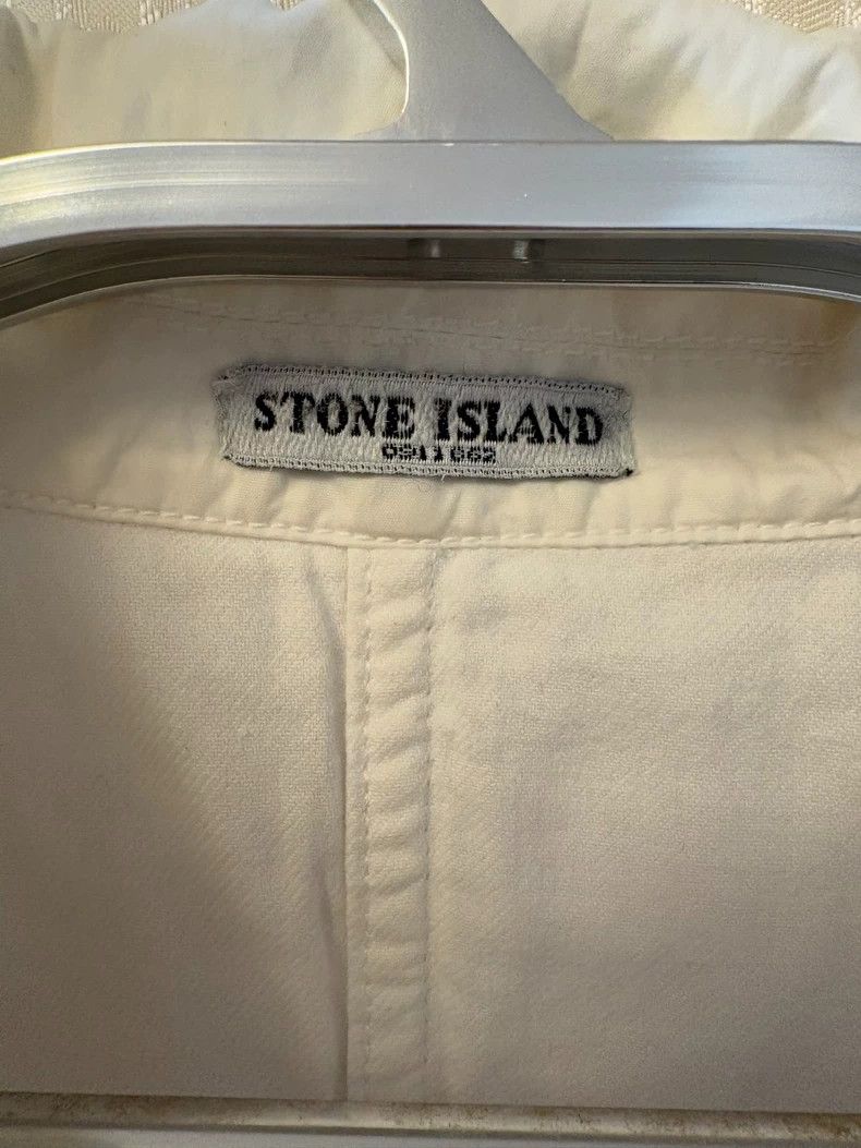 Stone Island Stone Island White Cotton Jacket Size XL Size US XL / EU 56 / 4 - 3 Thumbnail