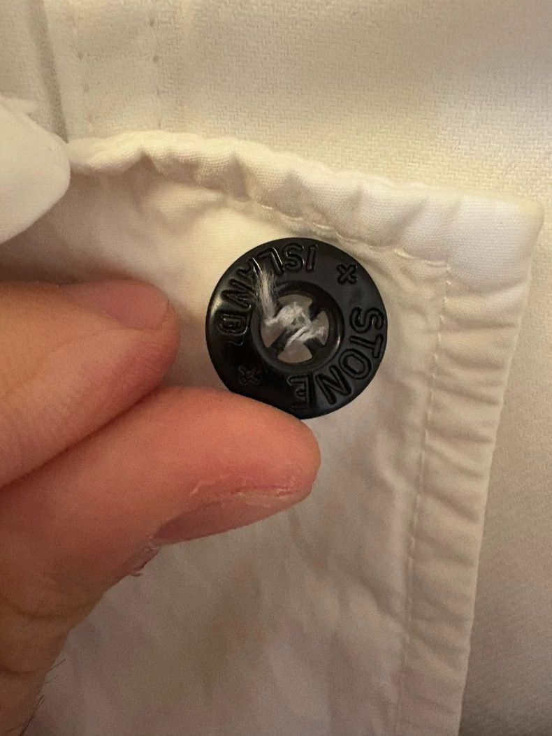 Stone Island Stone Island White Cotton Jacket Size XL Size US XL / EU 56 / 4 - 4 Thumbnail