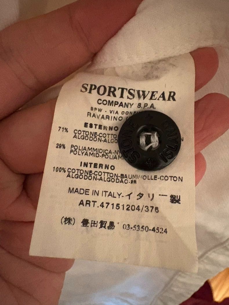 Stone Island Stone Island White Cotton Jacket Size XL Size US XL / EU 56 / 4 - 6 Thumbnail