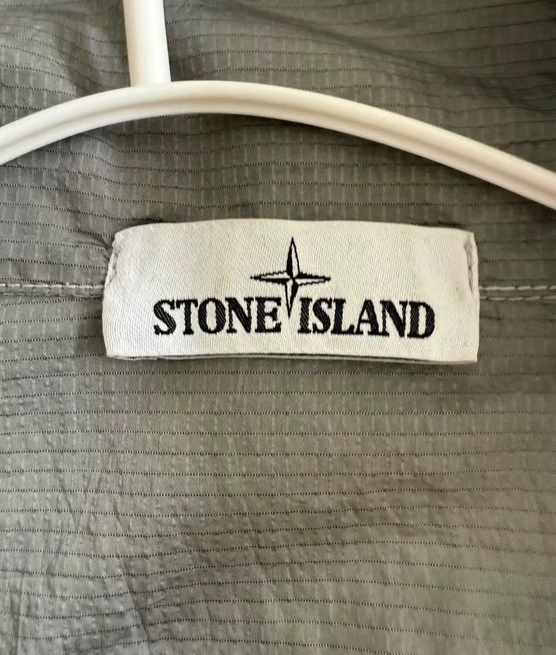 Stone Island Stone Island Metallic Nylon Zip-Up Jacket Size US M / EU 48-50 / 2 - 2 Thumbnail