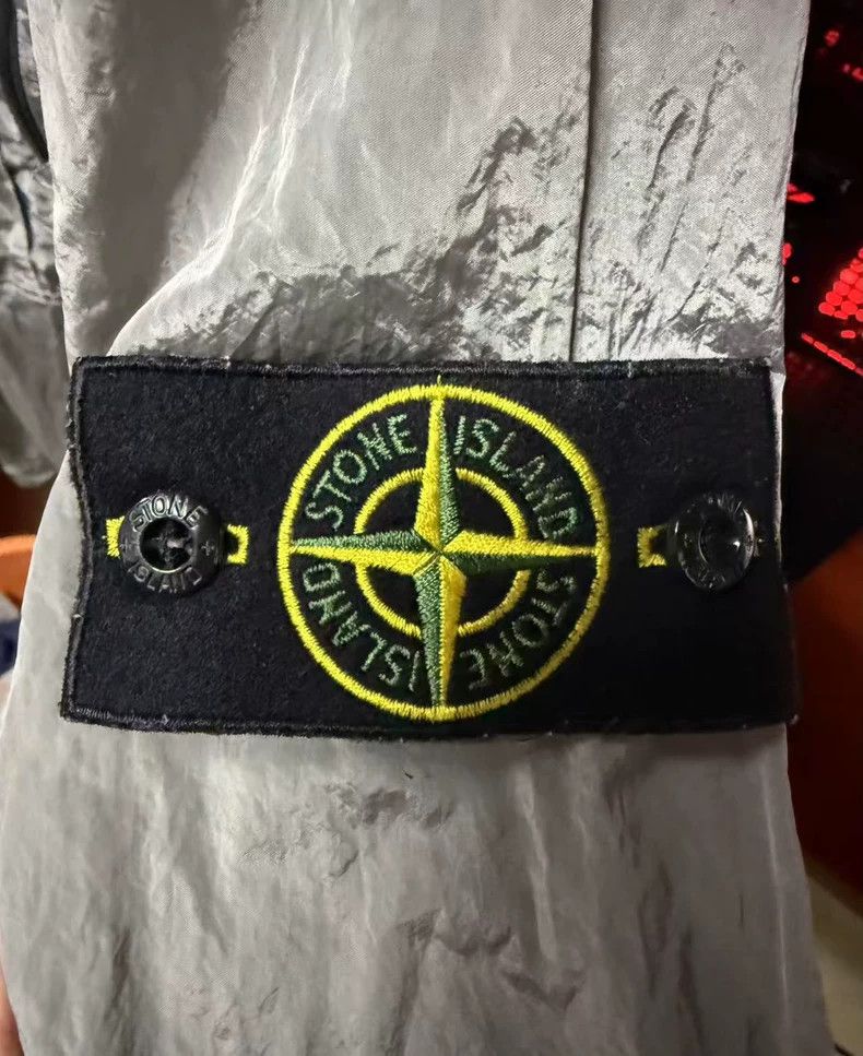 Stone Island Stone Island Metallic Nylon Zip-Up Jacket Size US M / EU 48-50 / 2 - 3 Thumbnail