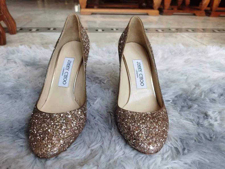 Jimmy Choo Jimny Choo Glitter High Heels for Weddings Size US 6 / EU 39 - 4 Thumbnail