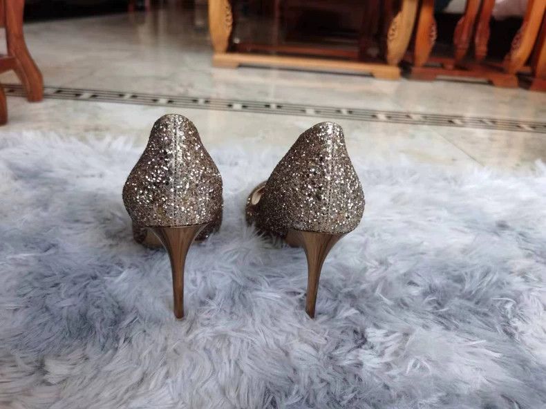 Jimmy Choo Jimny Choo Glitter High Heels for Weddings Size US 6 / EU 39 - 2 Thumbnail