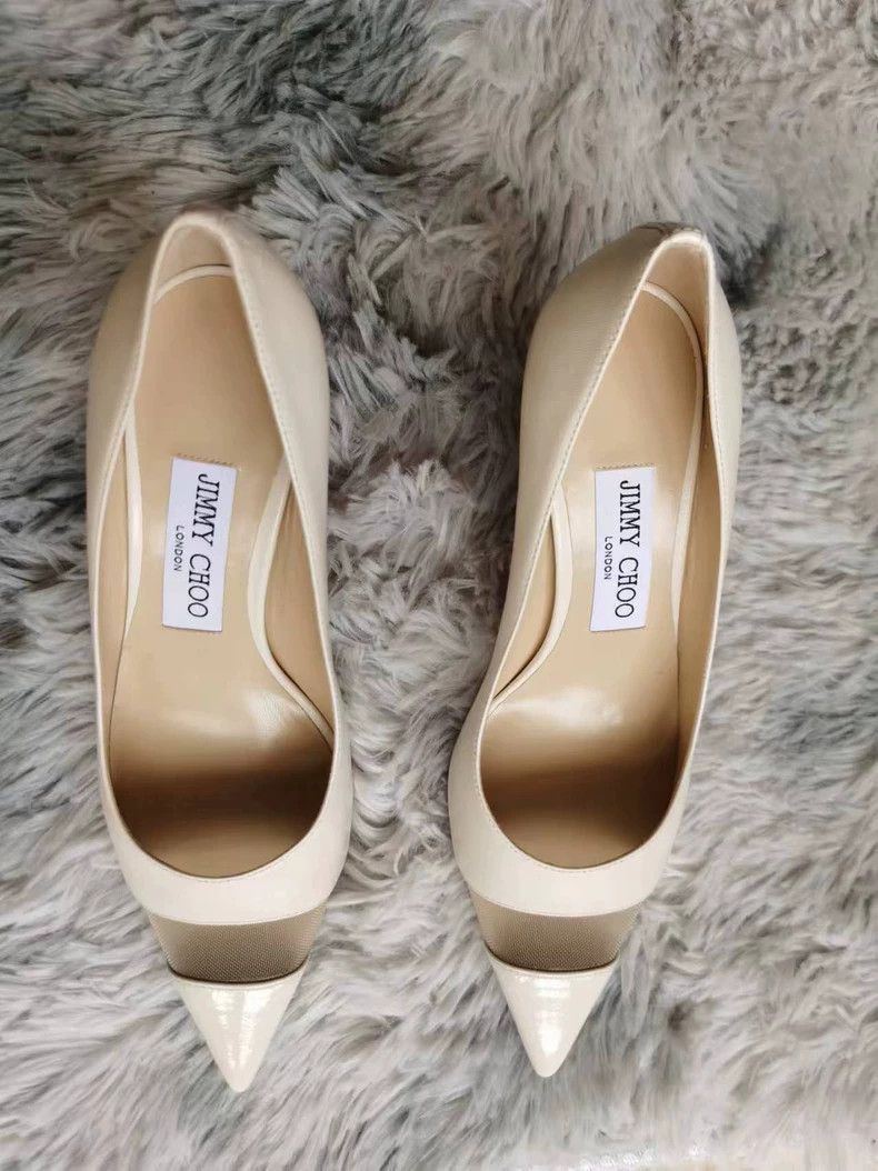 Jimmy Choo Jimmy Choo High Heels with Mesh Details Size US 6 / EU 39 - 2 Thumbnail