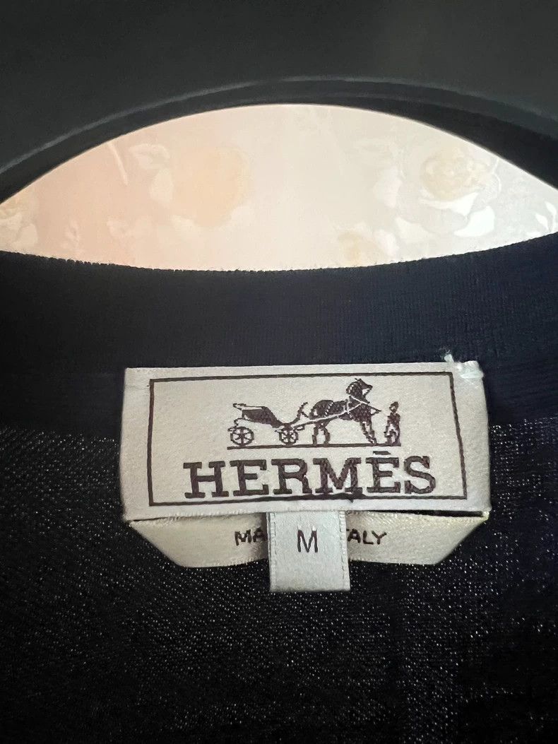 Hermes Hermes Short Sleeve Pocket Tee in Deep Blue Size US M / EU 48-50 / 2 - 3 Thumbnail