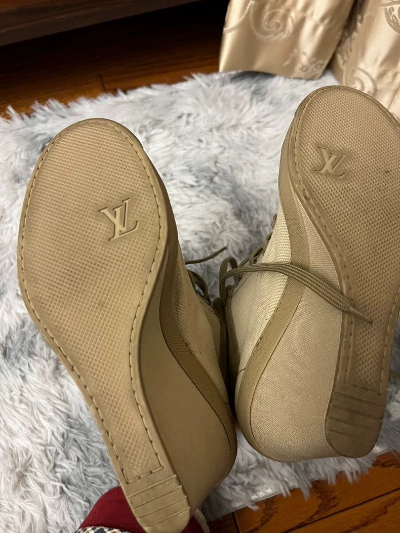 Louis Vuitton Louis Vuitton Wedge High Top Sneakers Size US 7.5 / EU 40-41 - 5 Thumbnail