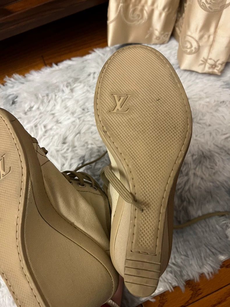 Louis Vuitton Louis Vuitton Wedge High Top Sneakers Size US 7.5 / EU 40-41 - 6 Thumbnail