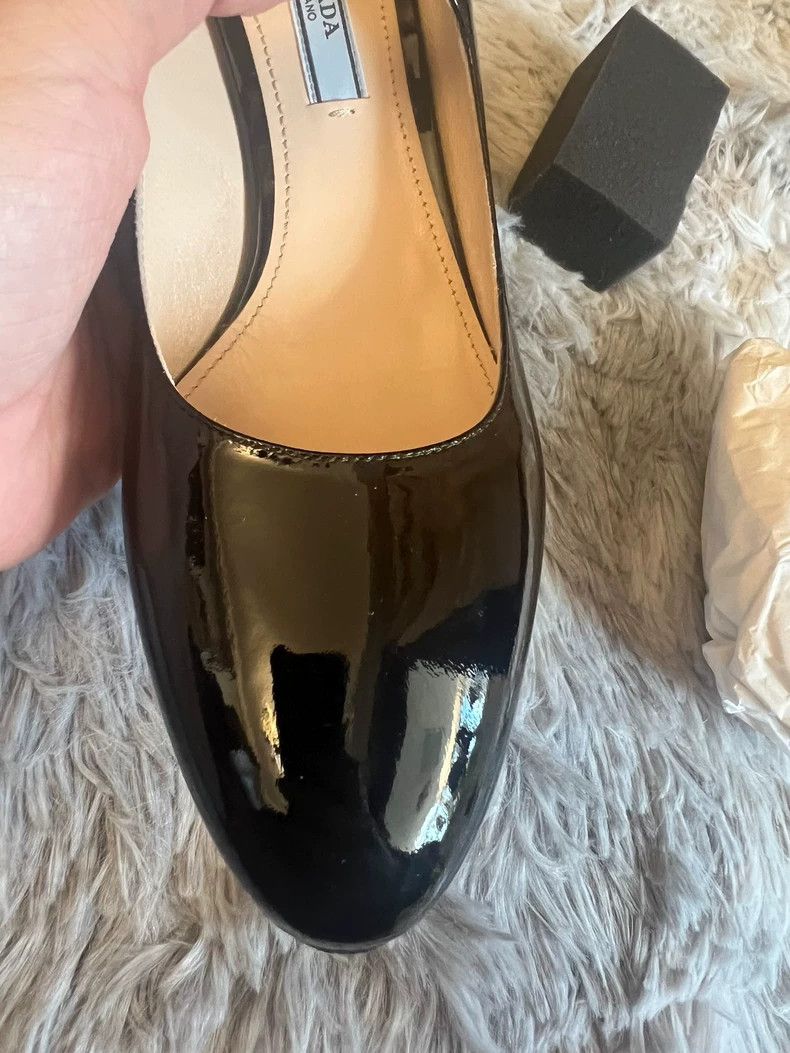 Prada New Prada Mary Jane Heels Size 37.5 Size US 7.5 / EU 40-41 - 3 Thumbnail