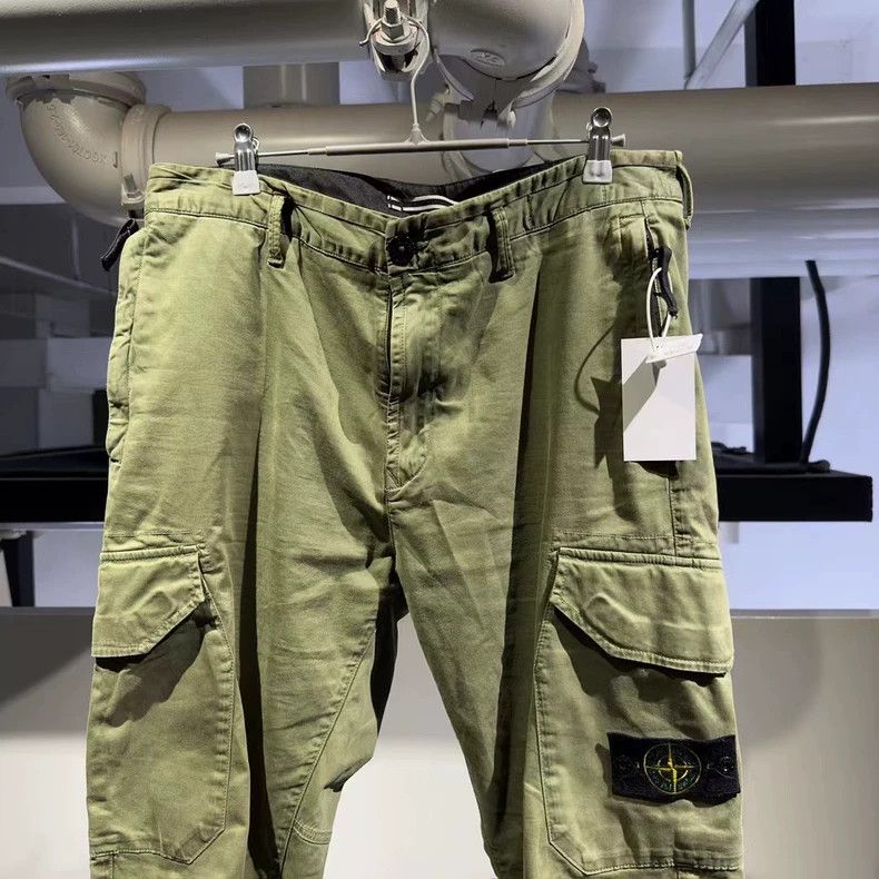 Stone Island Stone Island Sage Green Cargo Pants Size US 32 / EU 48 - 2 Thumbnail