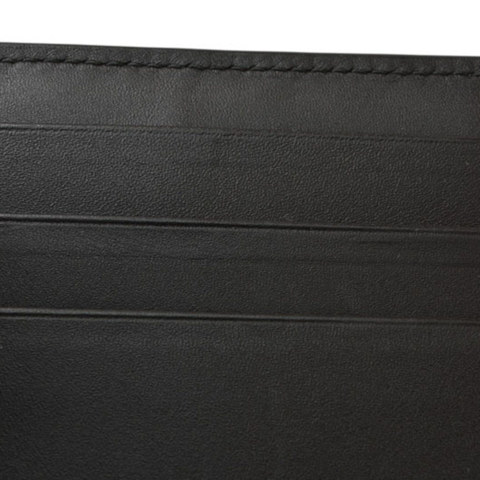Bottega Veneta Bottega Veneta Wallet Money Clip BOTTEGA VENETA Folding Calfskin 123180 Black Size ONE SIZE - 9 Thumbnail