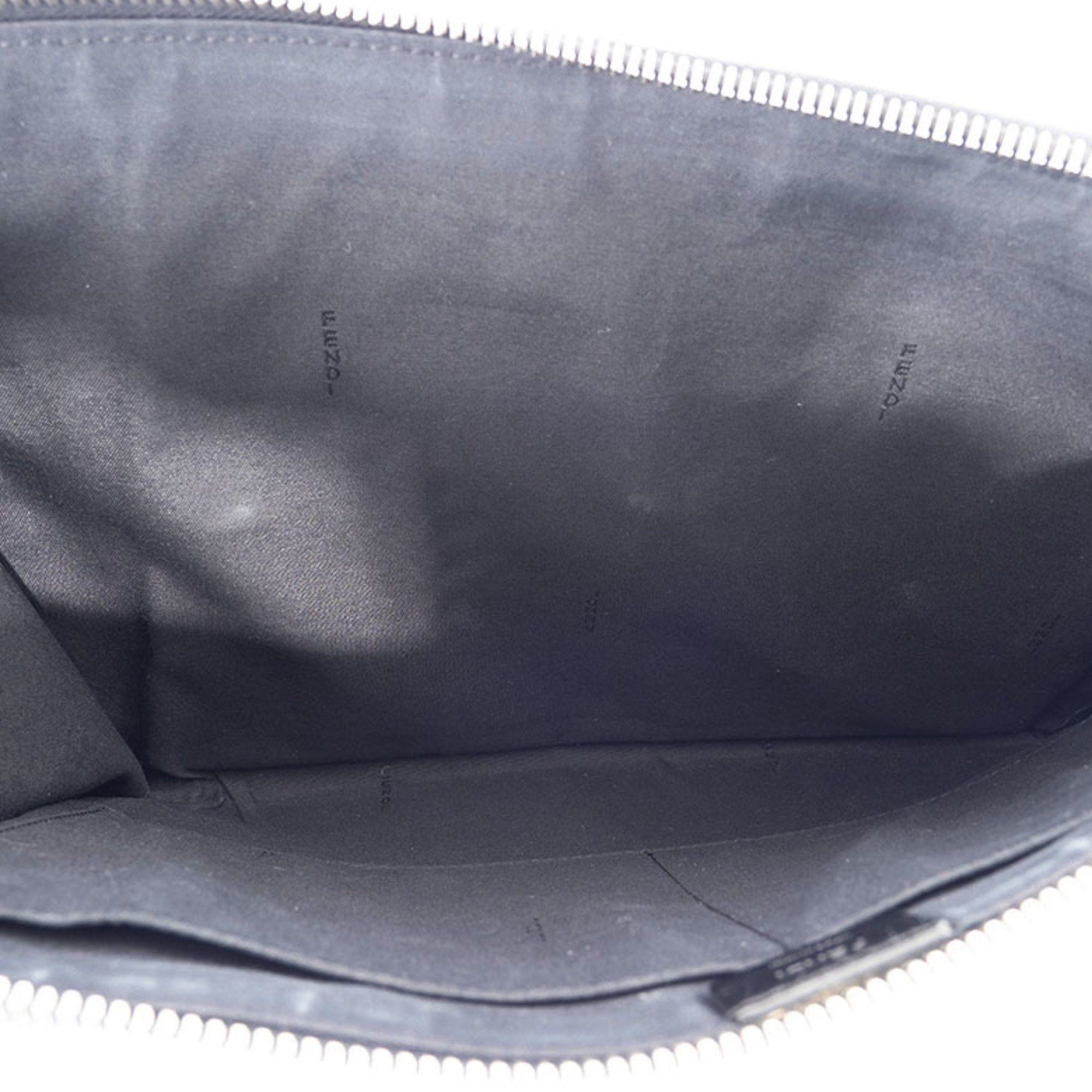 Fendi FENDI Monster Clutch Bag Second 7M0243 Calf Leather Black Men's Size ONE SIZE - 9 Thumbnail