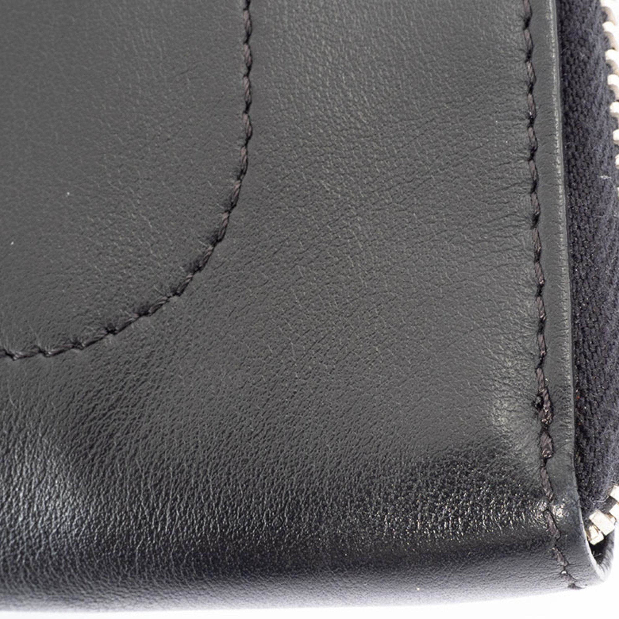 Fendi FENDI Monster Clutch Bag Second 7M0243 Calf Leather Black Men's Size ONE SIZE - 4 Thumbnail