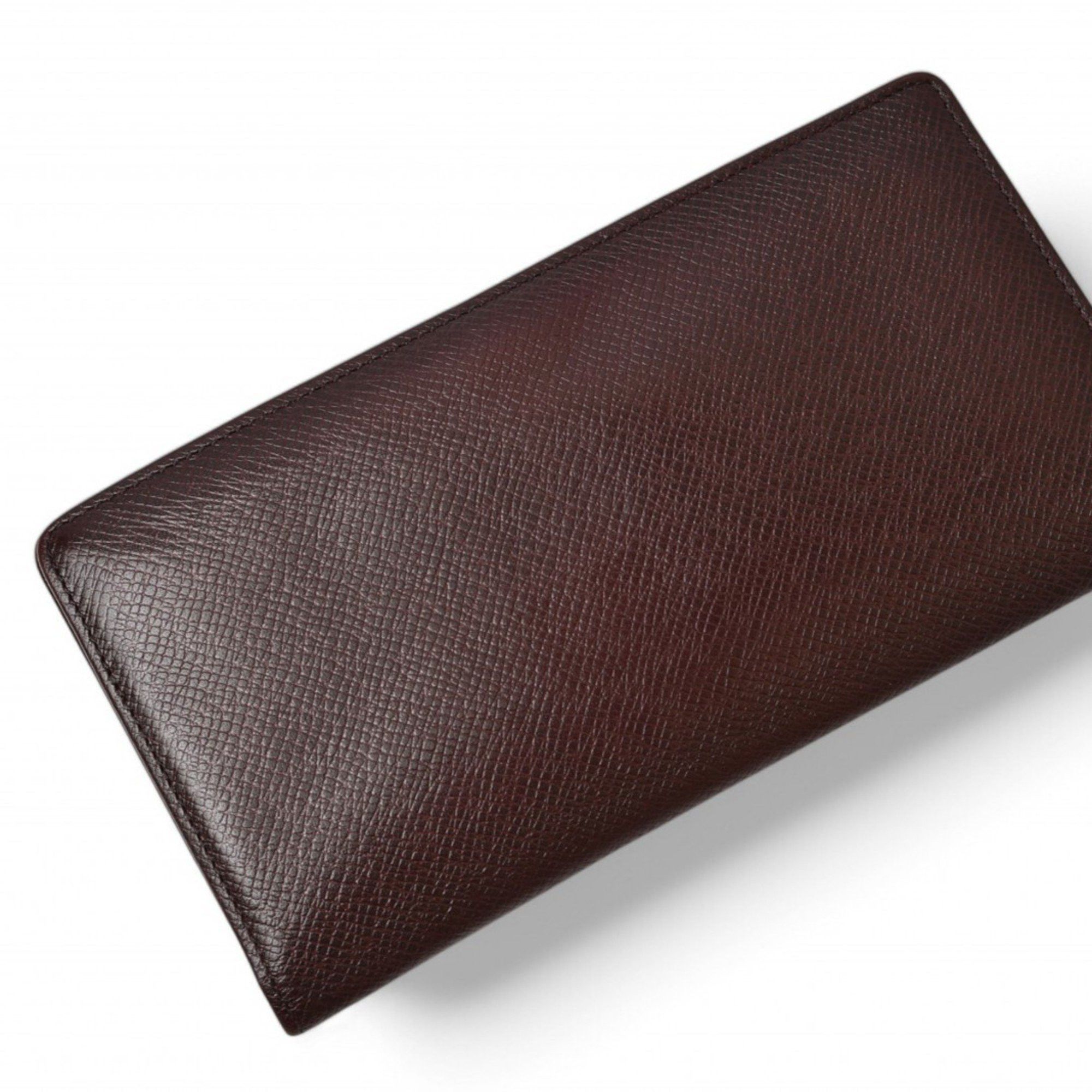 Louis Vuitton Louis Vuitton Men's Wallet LOUIS VUITTON Long Porte-Barre Carte Credit Acajou M30296 Size ONE SIZE - 10 Thumbnail