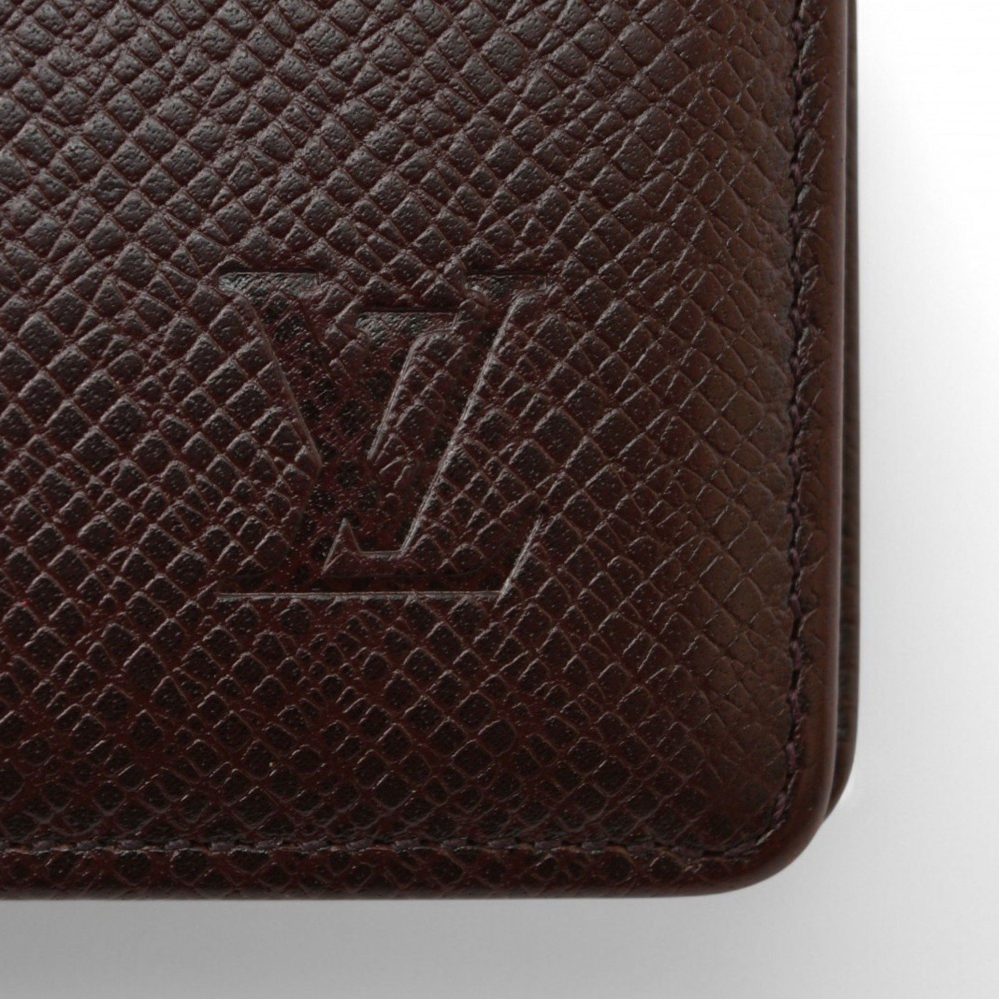 Louis Vuitton Louis Vuitton Men's Wallet LOUIS VUITTON Long Porte-Barre Carte Credit Acajou M30296 Size ONE SIZE - 4 Thumbnail