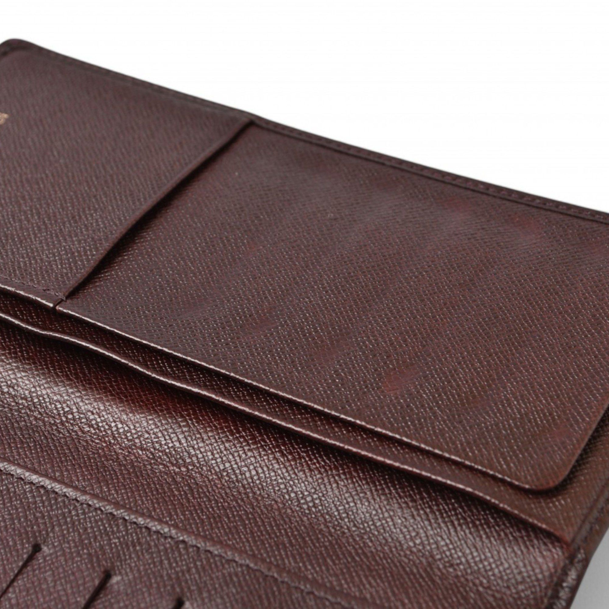 Louis Vuitton Louis Vuitton Men's Wallet LOUIS VUITTON Long Porte-Barre Carte Credit Acajou M30296 Size ONE SIZE - 7 Thumbnail
