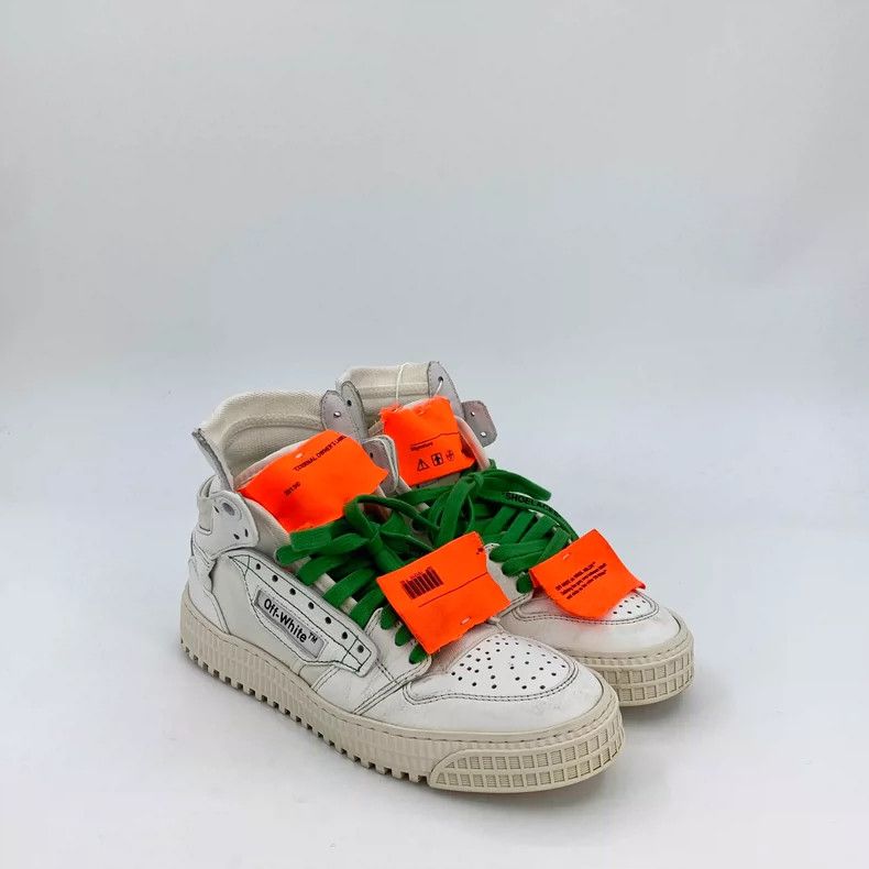 Off-White Off-White Casual High-Top Sneakers with Laces Size US 5 / EU 37 - 2 Thumbnail
