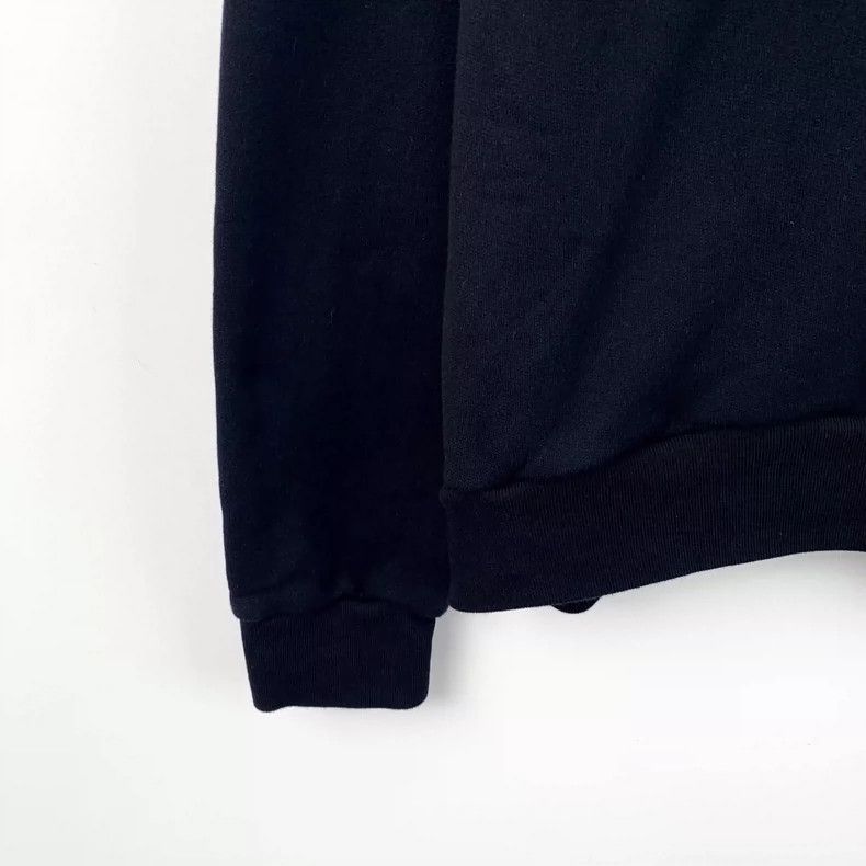 Louis Vuitton Louis Vuitton Black Logo Embroidered Sweatshirt Size US XL / EU 56 / 4 - 5 Thumbnail