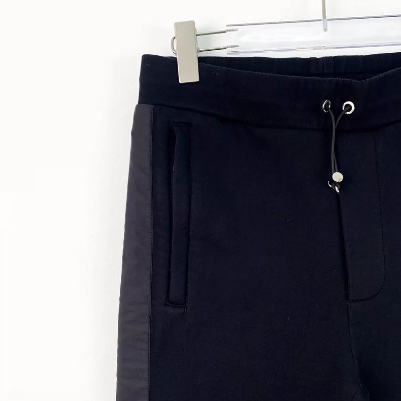 Prada Prada Black Cotton Drawstring Casual Pants Size US 26 / EU 42 - 3 Thumbnail