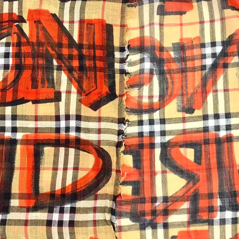 Burberry Burberry Brown Plaid Wool Fringed Scarf Size ONE SIZE - 7 Thumbnail