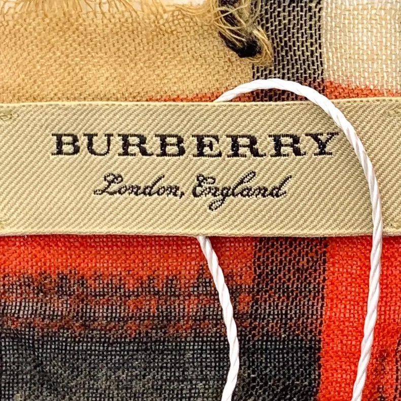 Burberry Burberry Brown Plaid Wool Fringed Scarf Size ONE SIZE - 8 Thumbnail