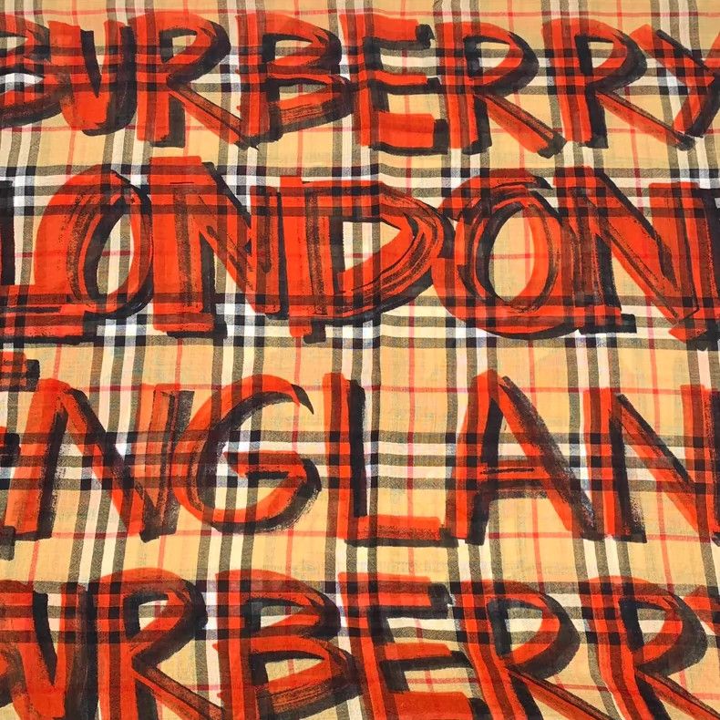 Burberry Burberry Brown Plaid Wool Fringed Scarf Size ONE SIZE - 3 Thumbnail