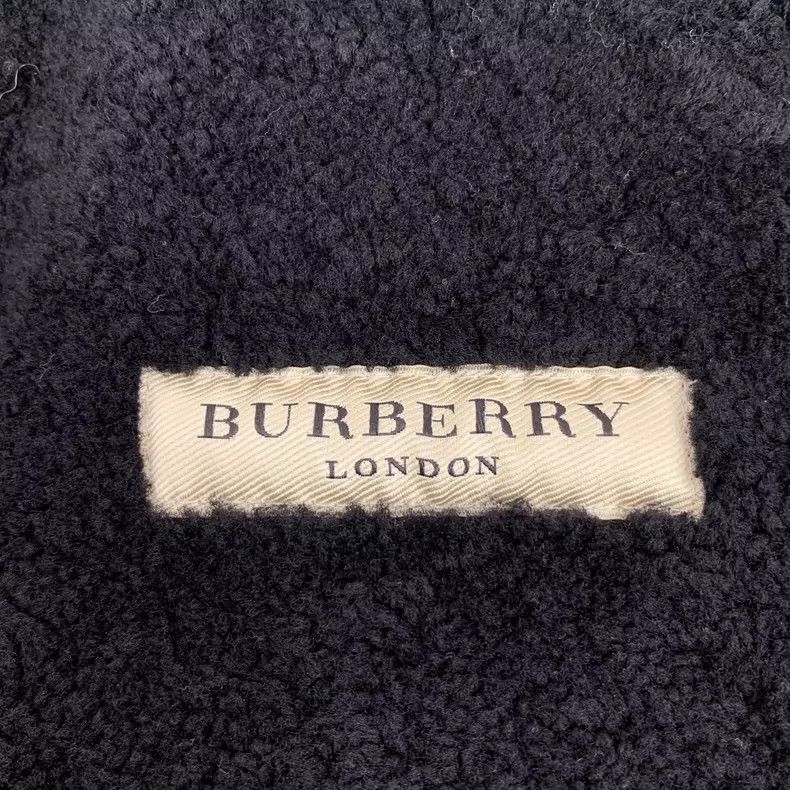 Burberry Burberry Black Wool Leather Long Sleeve Jacket Size US S / EU 44-46 / 1 - 5 Thumbnail